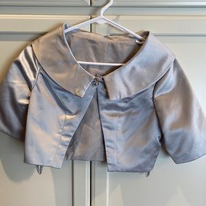 Gray chiffon jacket